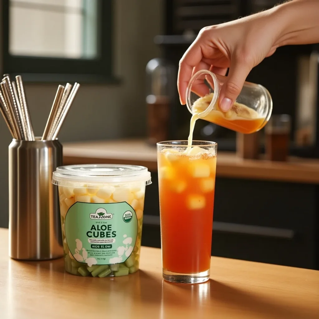 aloe vera jelly cubes