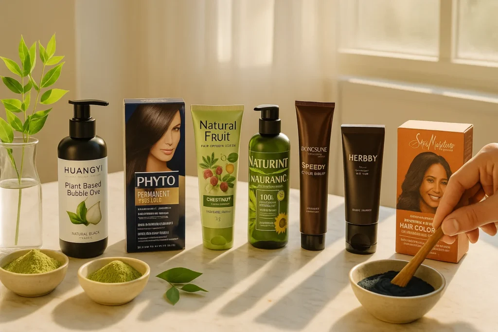 plant based hair dye for grey hair​
