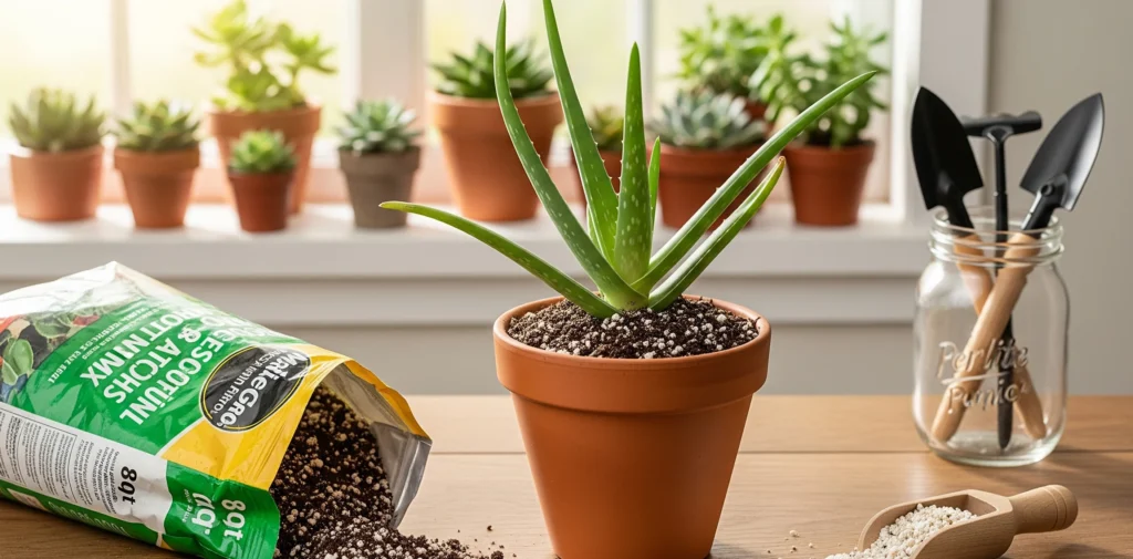 cactus soil for aloe vera plants
